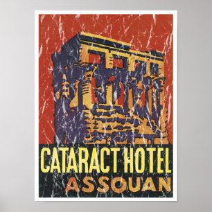 Poster Hôtel de cataracte - affligé