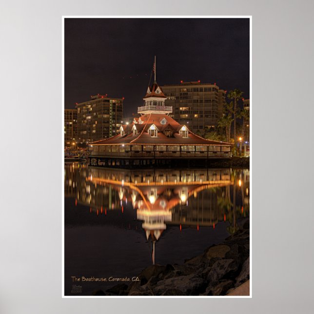 Poster Hotel Del Boathouse (Devant)