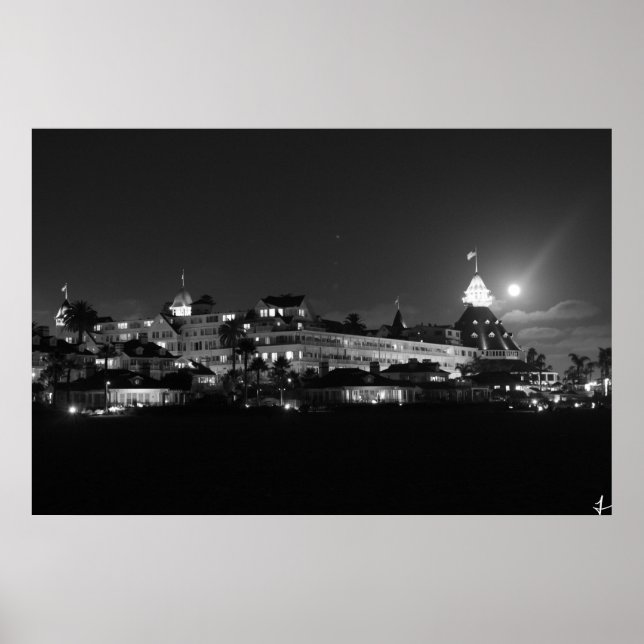 Poster Hotel Del Coronado (Devant)