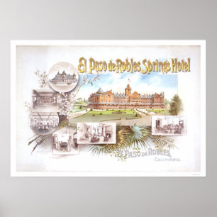 Poster Hôtel d'El Paso de Robles Springs