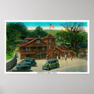Poster Hôtel du sommet de Sandburg sur l'itinéraire de