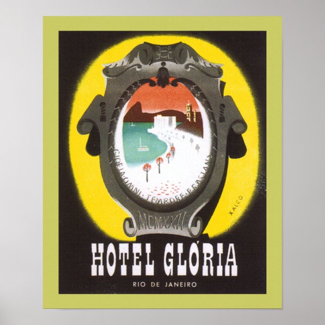 Poster Hotel Gloria Rio de Janeiro (toile) (Devant)