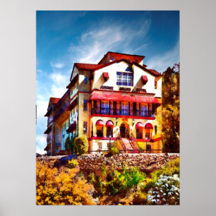 Poster Hôtel grand de "Jerome Arizona" "Jerome "