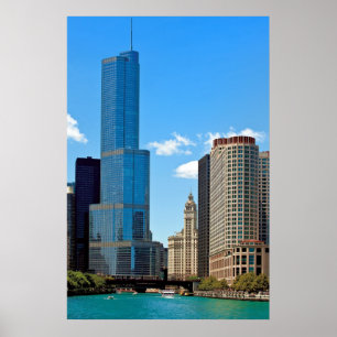 Poster Hôtel international et Tower® Chicago d'atout
