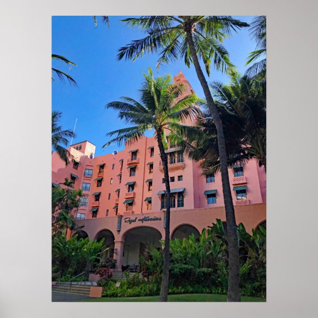 Poster Hôtel Royal Hawaiian (Devant)