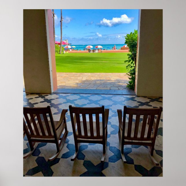 Poster Hôtel Royal Hawaiian (Devant)