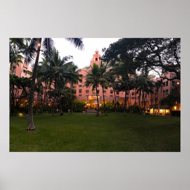 Poster Hôtel Royal Hawaiian (Devant)