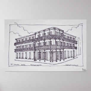 Poster Hôtel St. James   Quartier français, La Nouvelle-O
