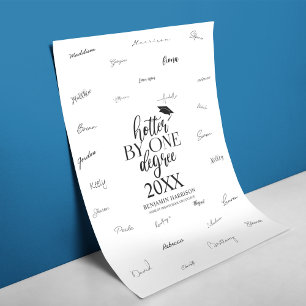 Poster Hotter By One Degree Graduation Signature
