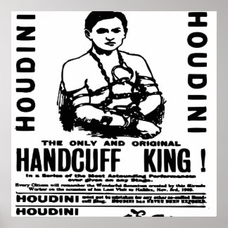 Poster Houdini au Théâtre Palace