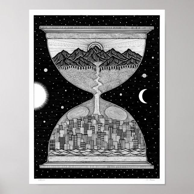 Poster Hourglass (Devant)