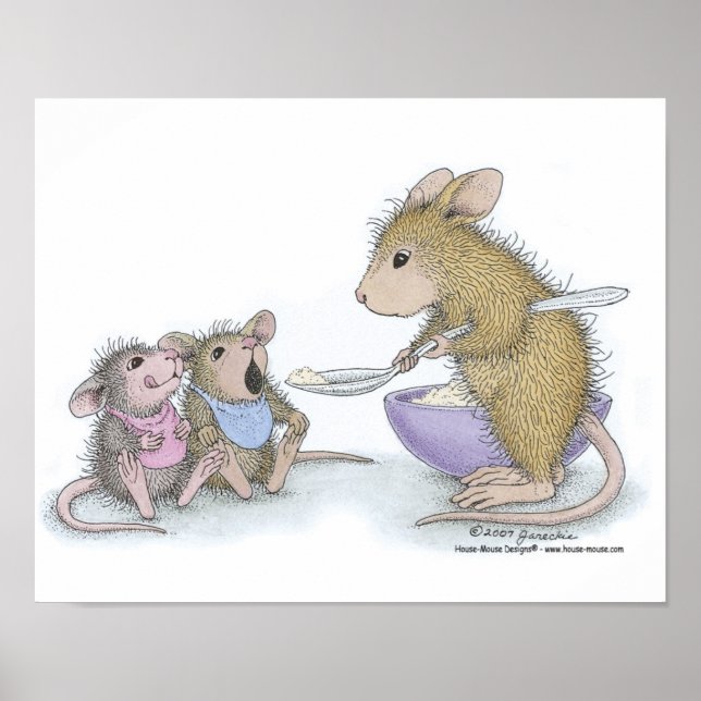 Poster House-Mouse Designs® - Wall Art (Devant)