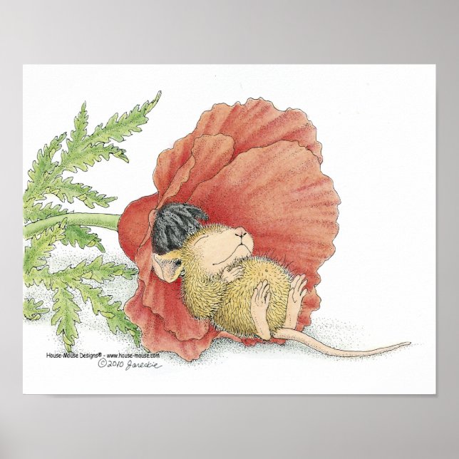 Poster House-Mouse Designs® - Wall Art (Devant)