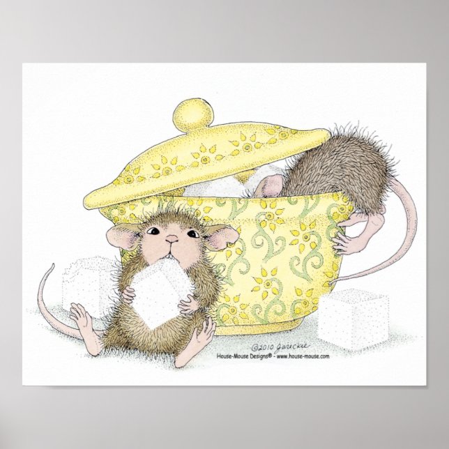 Poster House-Mouse Designs® - Wall Art (Devant)