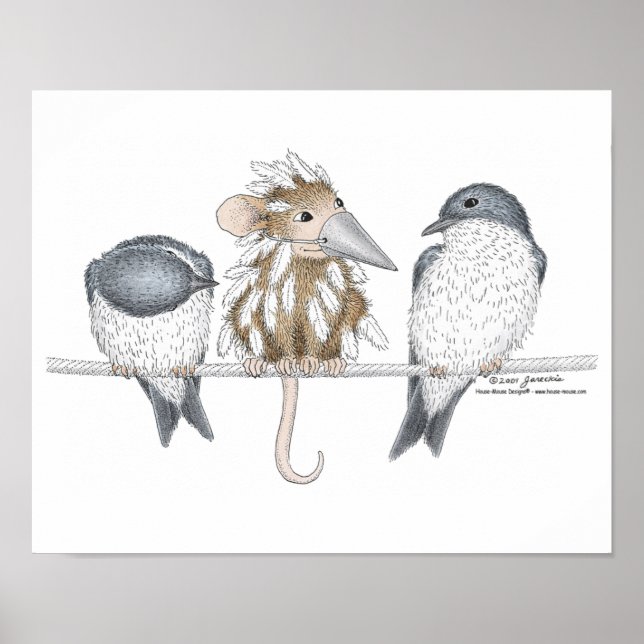 Poster House-Mouse Designs® - Wall Art (Devant)