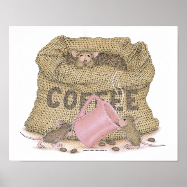 Poster House-Mouse Designs® - Wall Art (Devant)