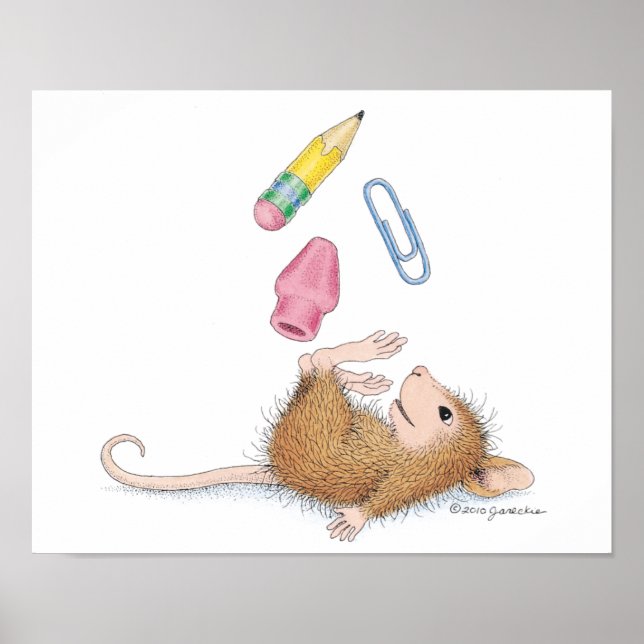 Poster House-Mouse Designs® - Wall Art (Devant)
