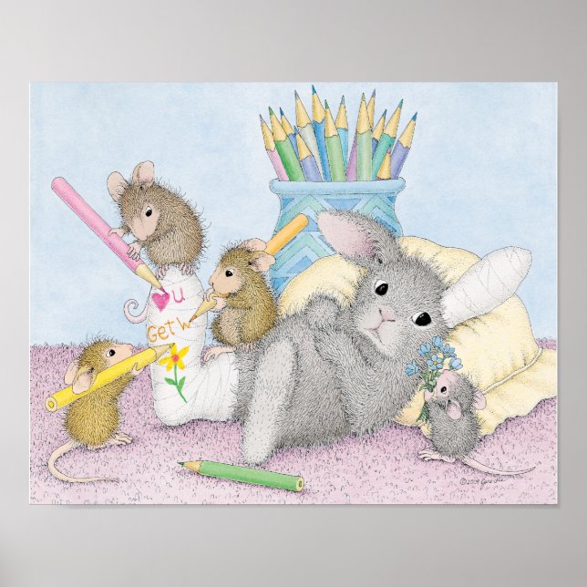 Poster House-Mouse Designs® - Wall Art (Devant)