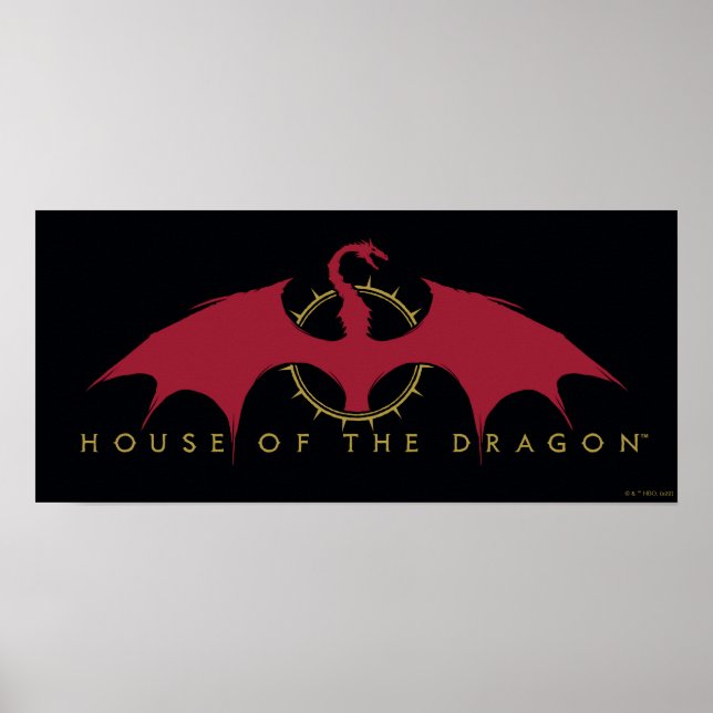 Poster HOUSE of the Dragon | Dragon Graphic (Devant)