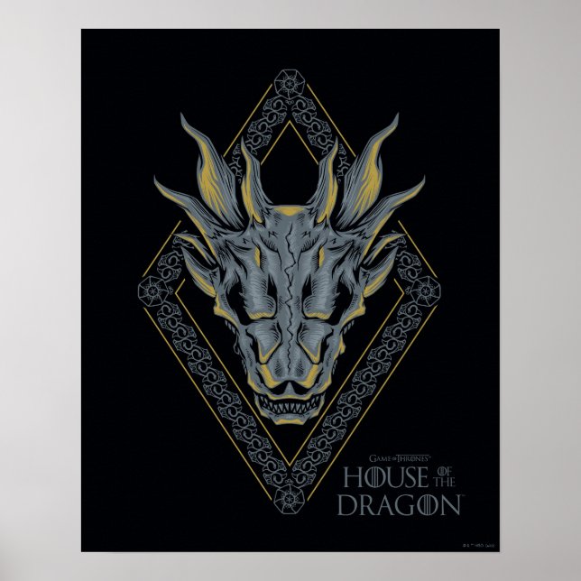 Poster HOUSE of the Dragon | Skull Diamond Crest (Devant)