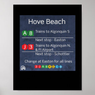 Poster Hove Beach - Métro Liberty City - Sticker Gta Iv