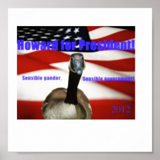 Poster Howard pour le président 2012 (Devant)