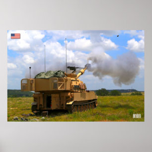 Poster HOWITZER AUTONOME - M109 Paladin