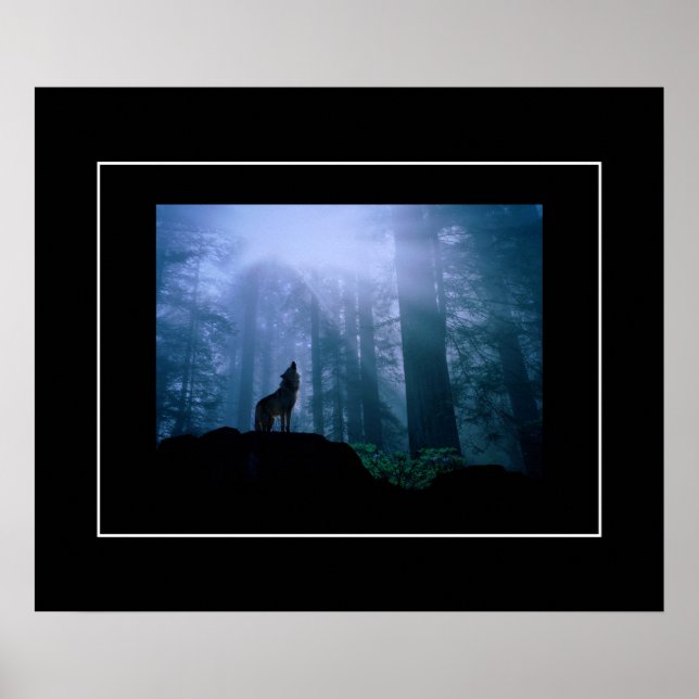 Poster-Howling Wolf Poster (Vorne)