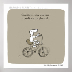 Poster HP5038 "harold's Planet" "Aller nulle part"