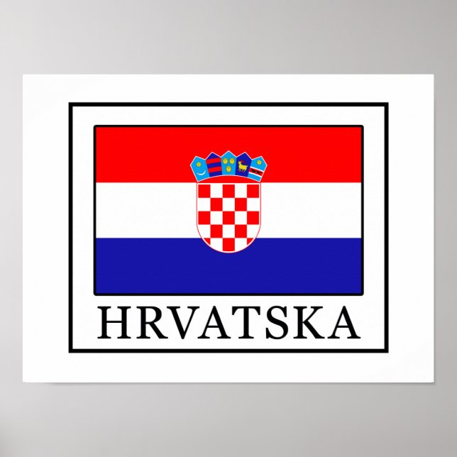 Poster Hrvatska (Devant)