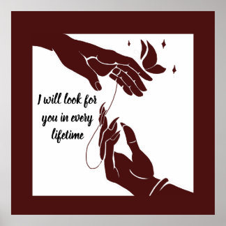 Poster Hua Cheng and Xie Lian hands Tgcf