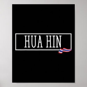 Poster Hua Hin Thaïlande Souvenir Siam Prathet Femmes tha