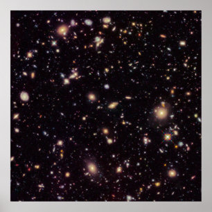 Poster Hubble Ultra Deep Field (HUDF) 2012 [Imprimer]