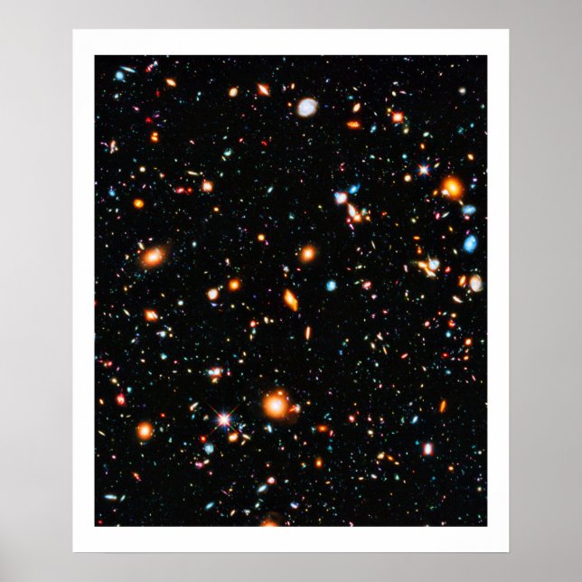 Poster Hubble XDF (Devant)