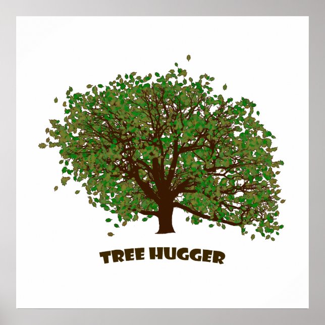 Poster Hugger d'arbre (Devant)