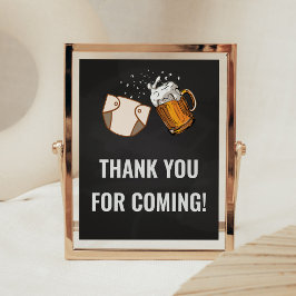 Poster Huggies et Merci de poussettes pour venir