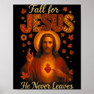 Poster Hugvyn Tombe Amoureux De Jésus Il Ne Quitte Jamais