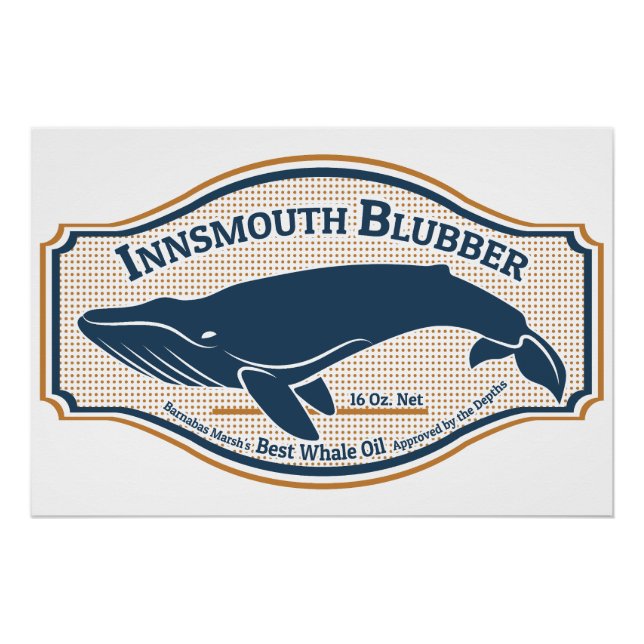 Poster Huile de baleine noire d'Innsmouth (Devant)