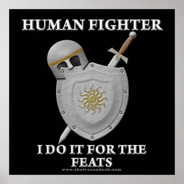 Poster Human Fighter : Pour les exploits (Devant)