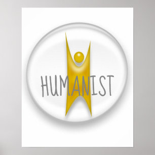 Poster Humanist Happy Human