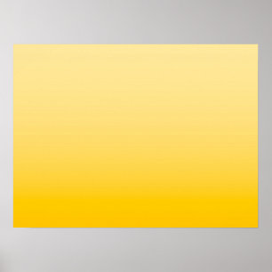 Poster HUMEUR DE PRINTEMPS – Jaune pastel   profond à cla