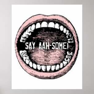 POSTER HUMOUR DENTAIRE