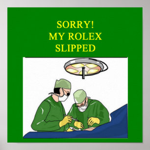 Poster humour docteur drôle