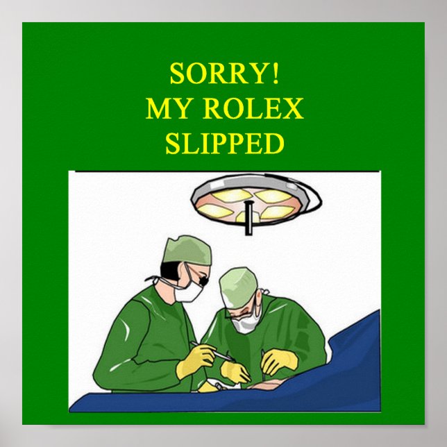 Poster humour docteur drôle (Devant)