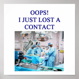 Poster humour docteur drôle