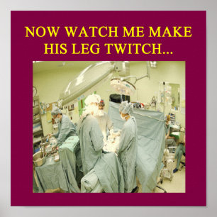 Poster humour docteur drôle