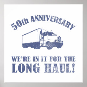 Poster humour du 50e anniversaire (Long Haul)