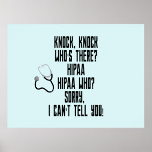 POSTER HUMOUR HIPAA