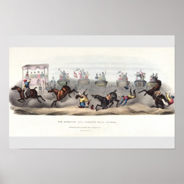 Poster Humours D'Un Cours De Course Étranger Cheval Vinta (Devant)