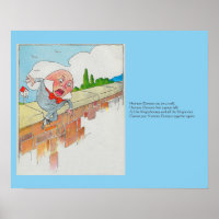 Humpty Dumpty sur le mur mère oie rime